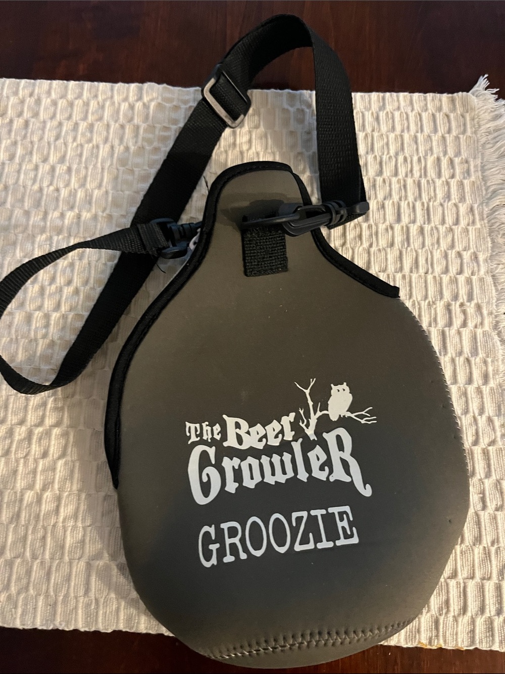 Black Beer Growler Insulated Carrier